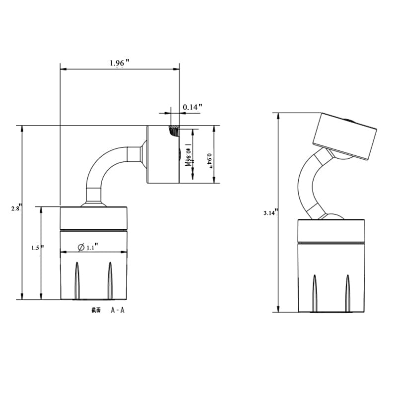 360° Rotating Faucet Extender Dual Function Splash Proof Bathroom Sink Faucet Aerator