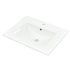 24 in x 18 in Single Sink Ceramic Vanity Top with Undermount Sink