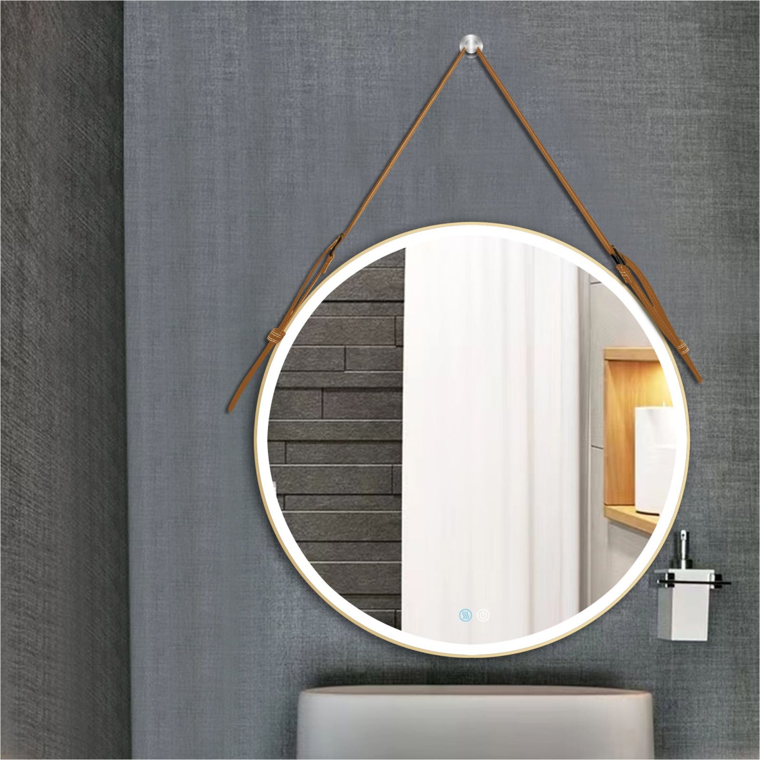 28 inch round mirror