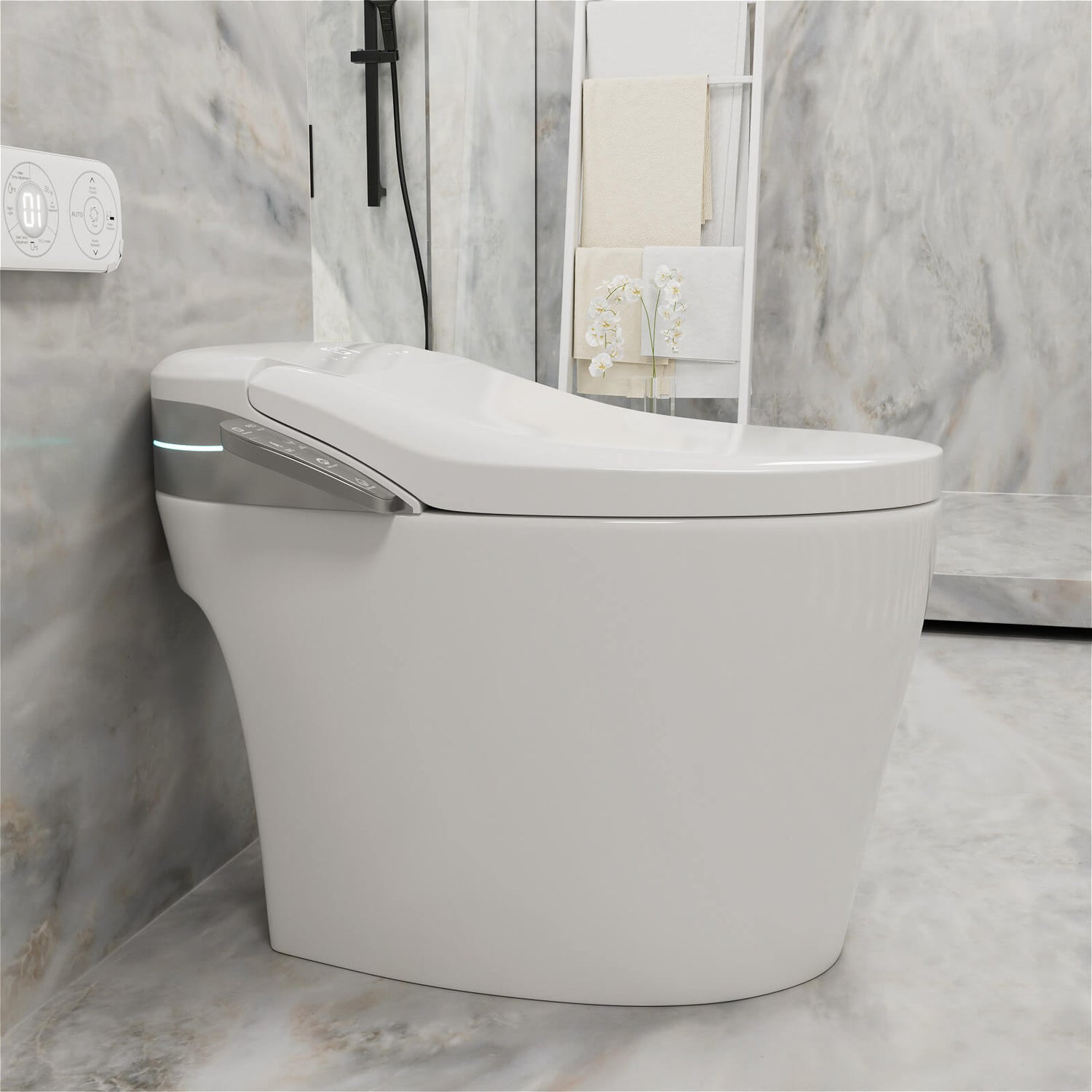 Smart Bidet Toilet with Elderly and Child Modes