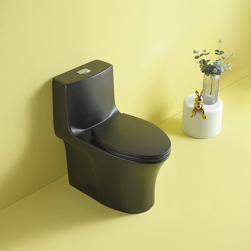 1.1/1.6 GPF Dual Flush One-Piece Elongated Toilet with Soft-Close Seat