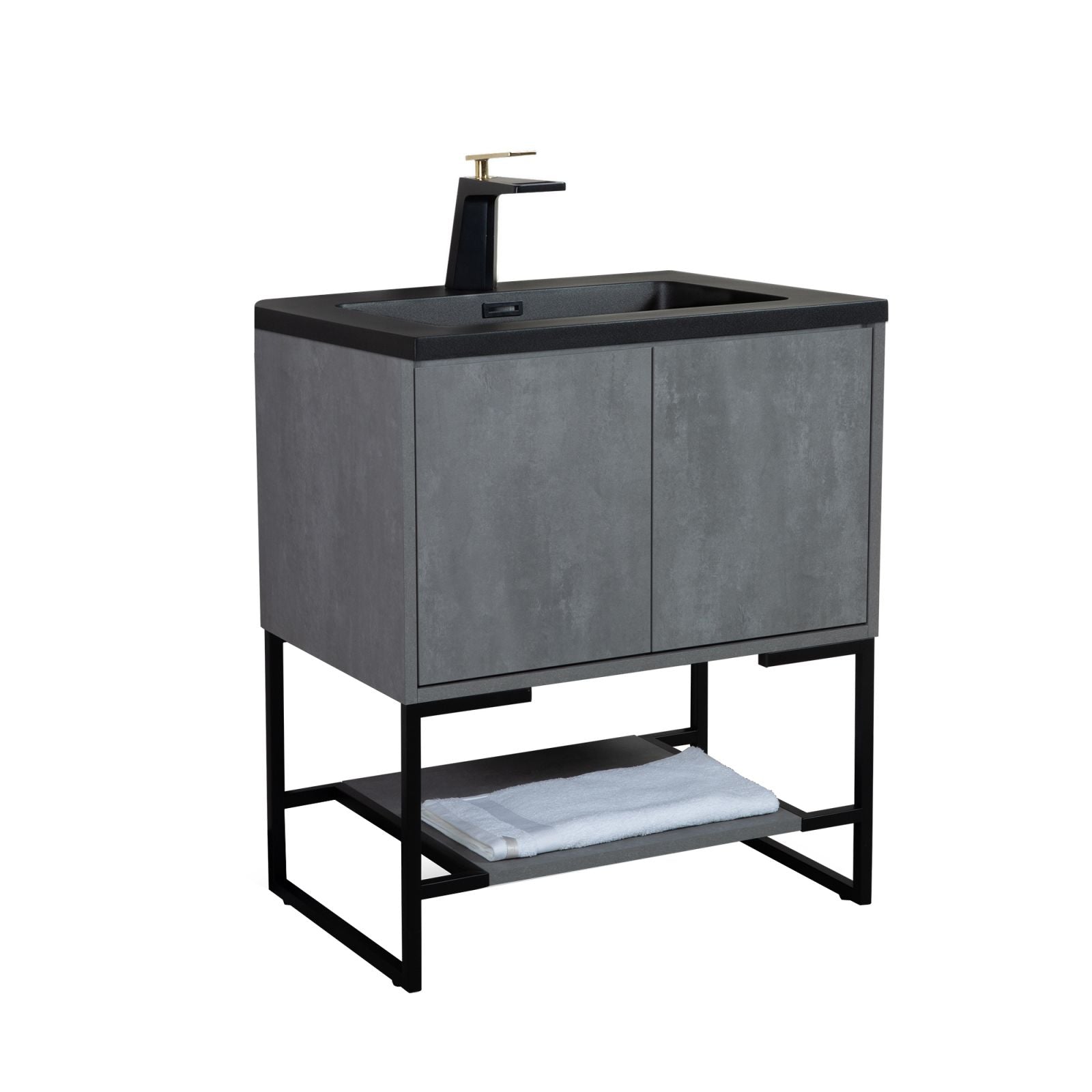 30&quot; Gray Sink Bathroom Vanity