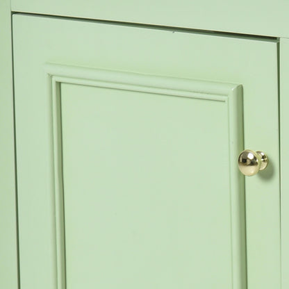 30 inch Floor Standing Single Sink Green Bathroom Vanity Door Panel Detail