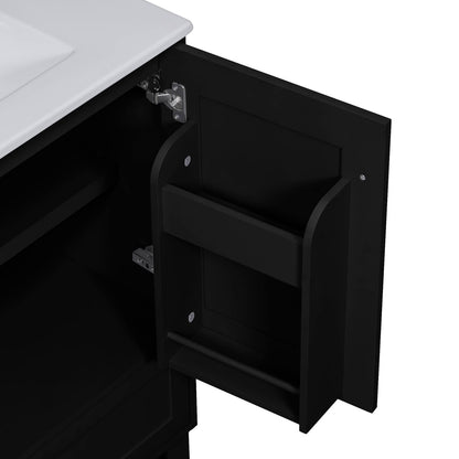 30-inch-black-vanity-with-double-layer-storage-shelves