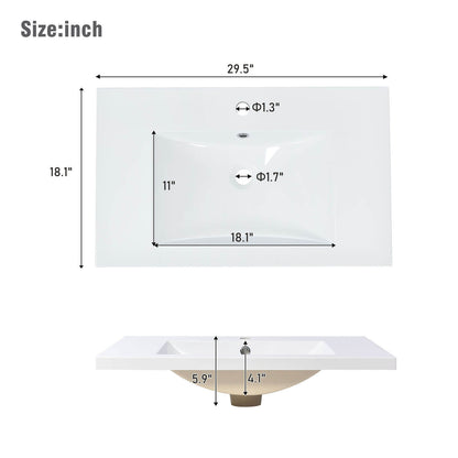 30 inch simple black bathroom vanity top sink dimensions specifications display