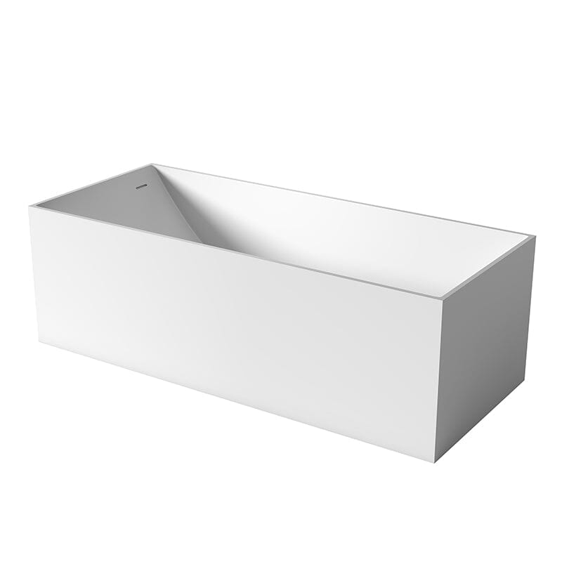 Rectangular tub with 120° Ergonomic Backrest