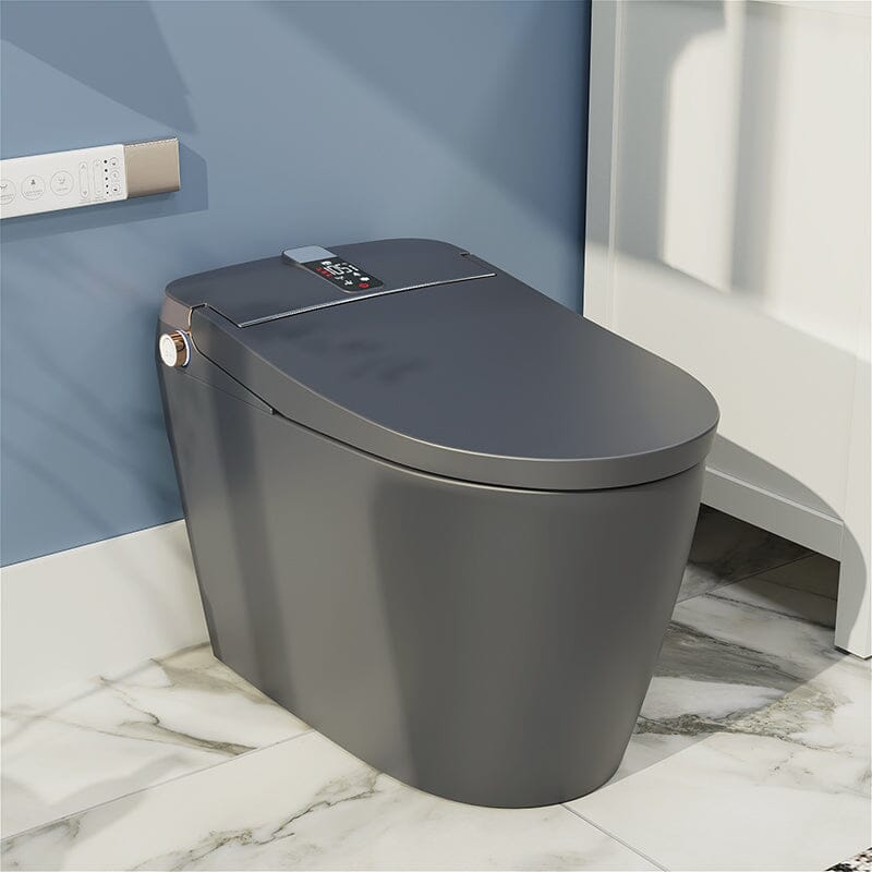 Giving Tree Elongated One-Piece Floor Mounted Smart Toilet with Remote Control and Automatic Cover