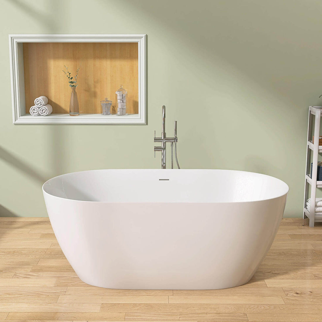 51 inch Acrylic Freestanding Soaking Tub