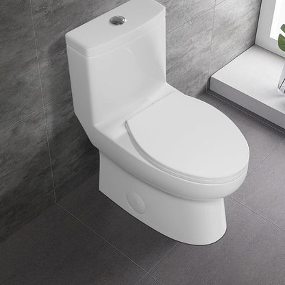 Giving Tree 1.1/1.6 GPF Dual Flush Elongated One-Piece Toilet Floor Mount