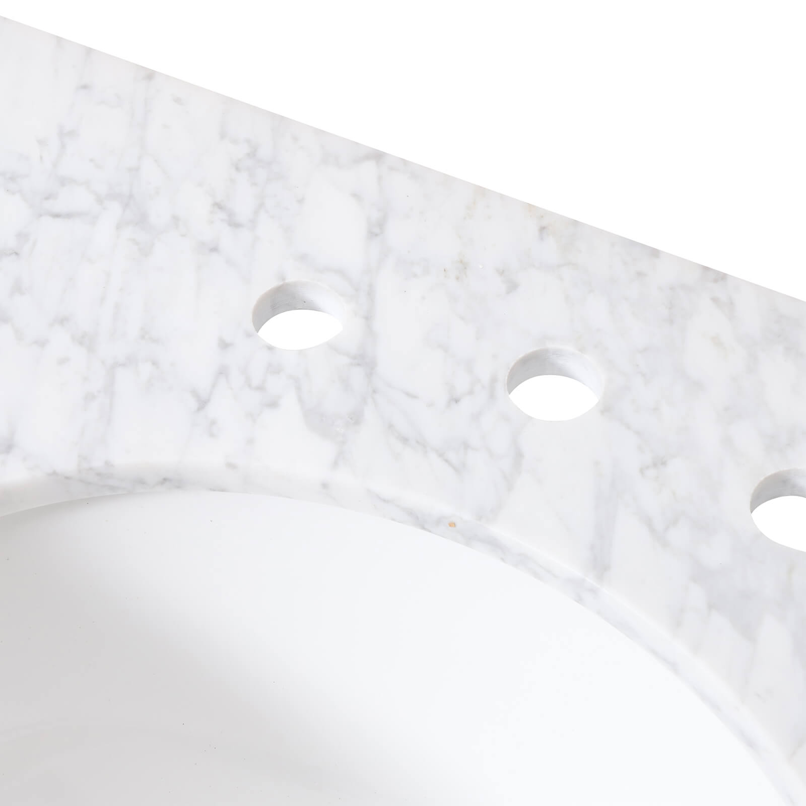 61 inch x 22 inch vanity top with undermount sink and high quality Marble material