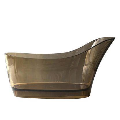 67 inch Single Slipper Clear Resin Bathtub