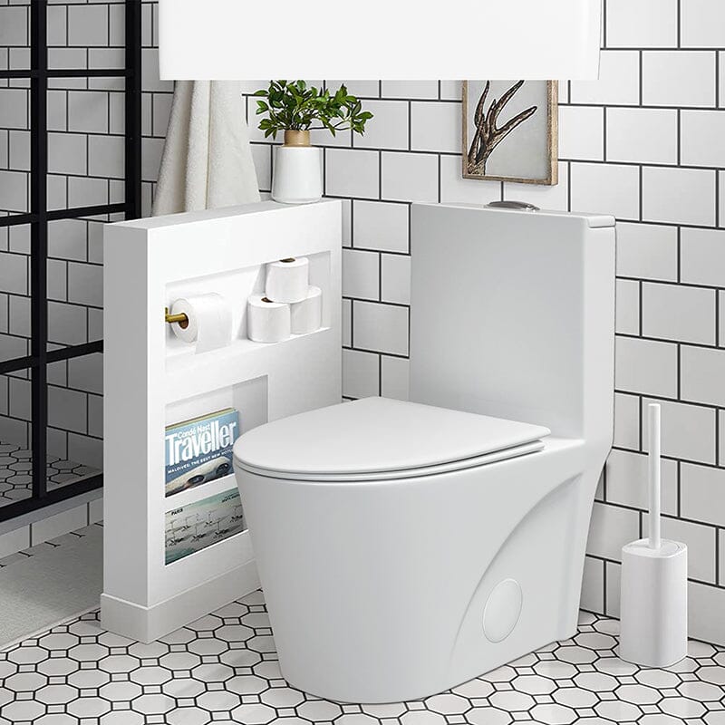 Giving Tree One Piece 1.1GPF/1.6 GPF Dual Flush Elongated Toilet