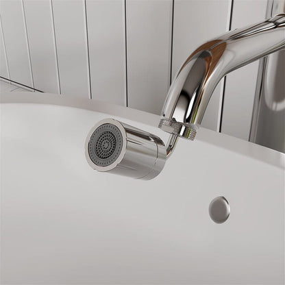 360° Rotating Faucet Extender Dual Function Splash Proof Bathroom Sink Faucet Aerator