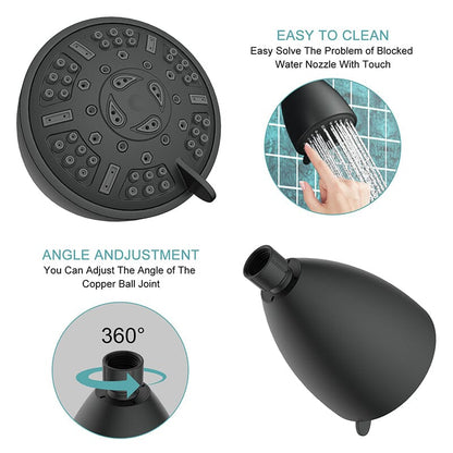 Giving Tree Filtered Shower Head Set with 8 Spray Mode