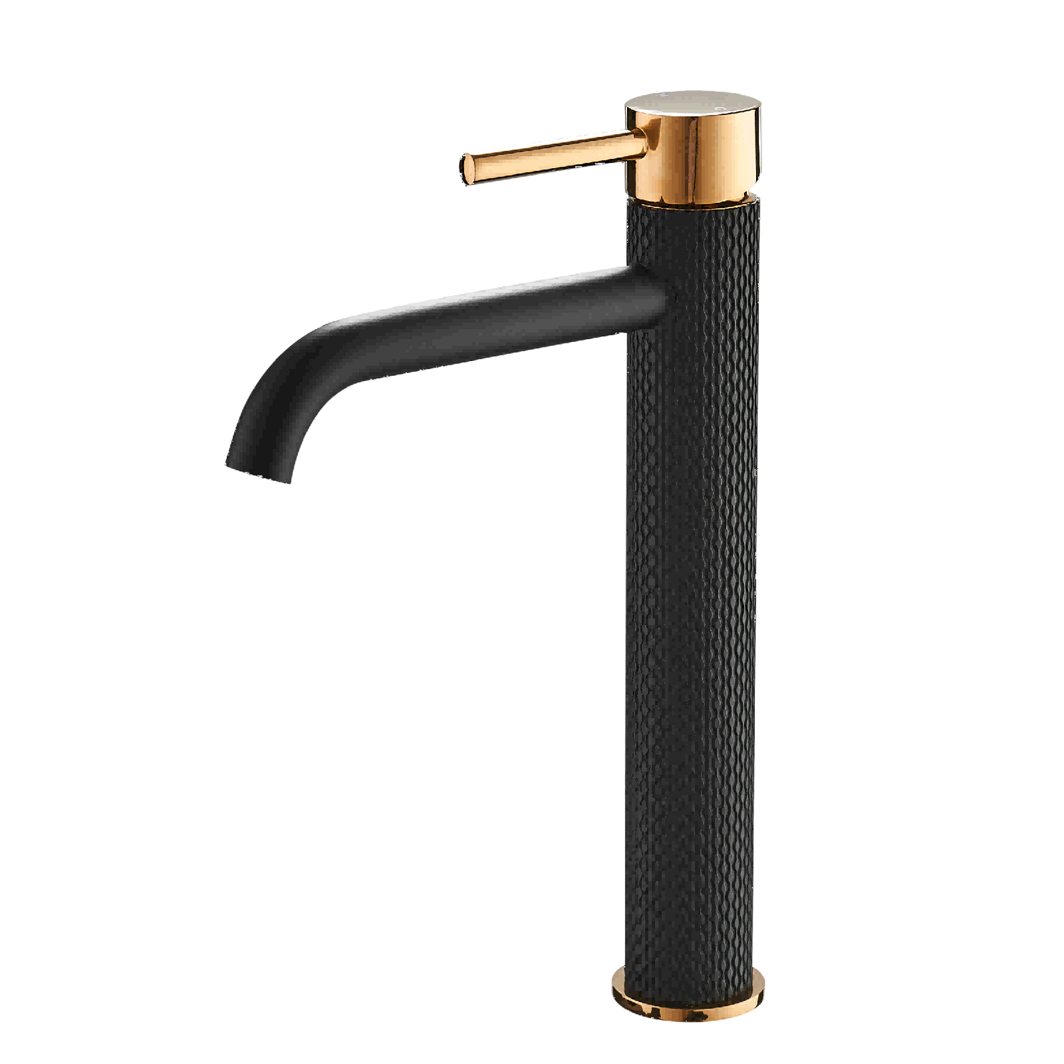 Black and Gold Cylinder Faucet