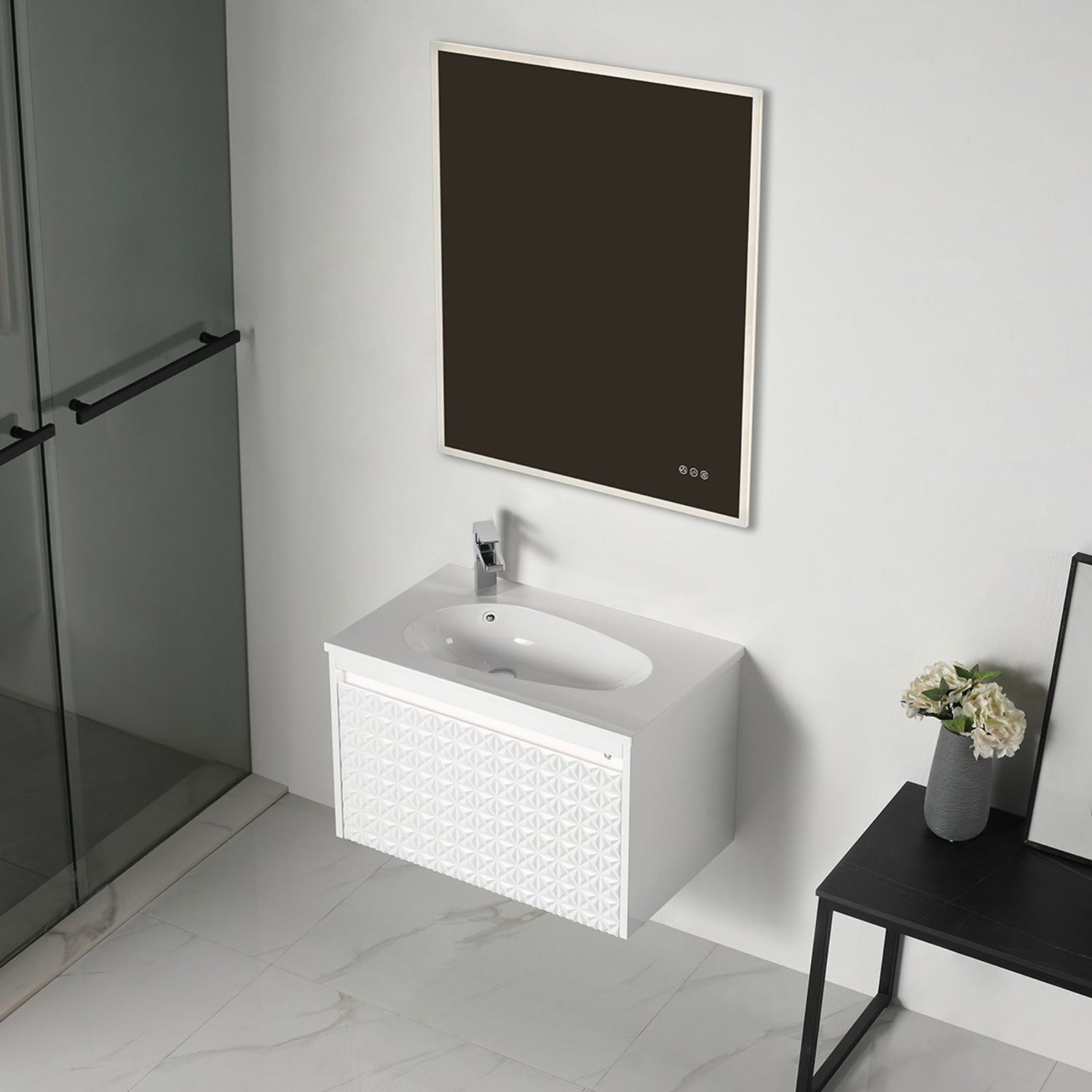 Blossom 30&quot; Minimalist LED Vanity White