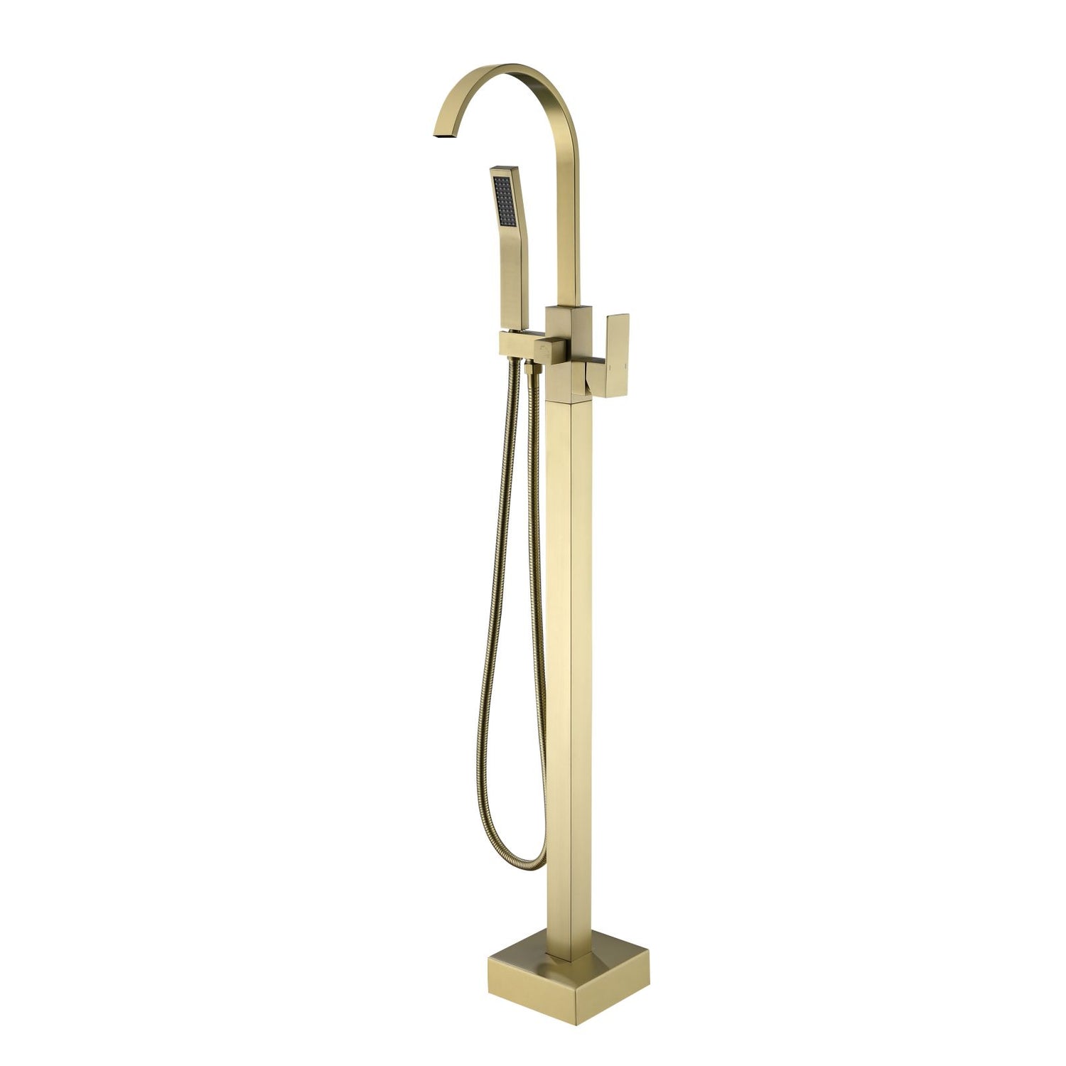 Clawfoot Tub Faucet with Hand Shower Gold