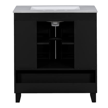 Contemporary-black-vanity-ideal-for-apartments-or-powder-rooms