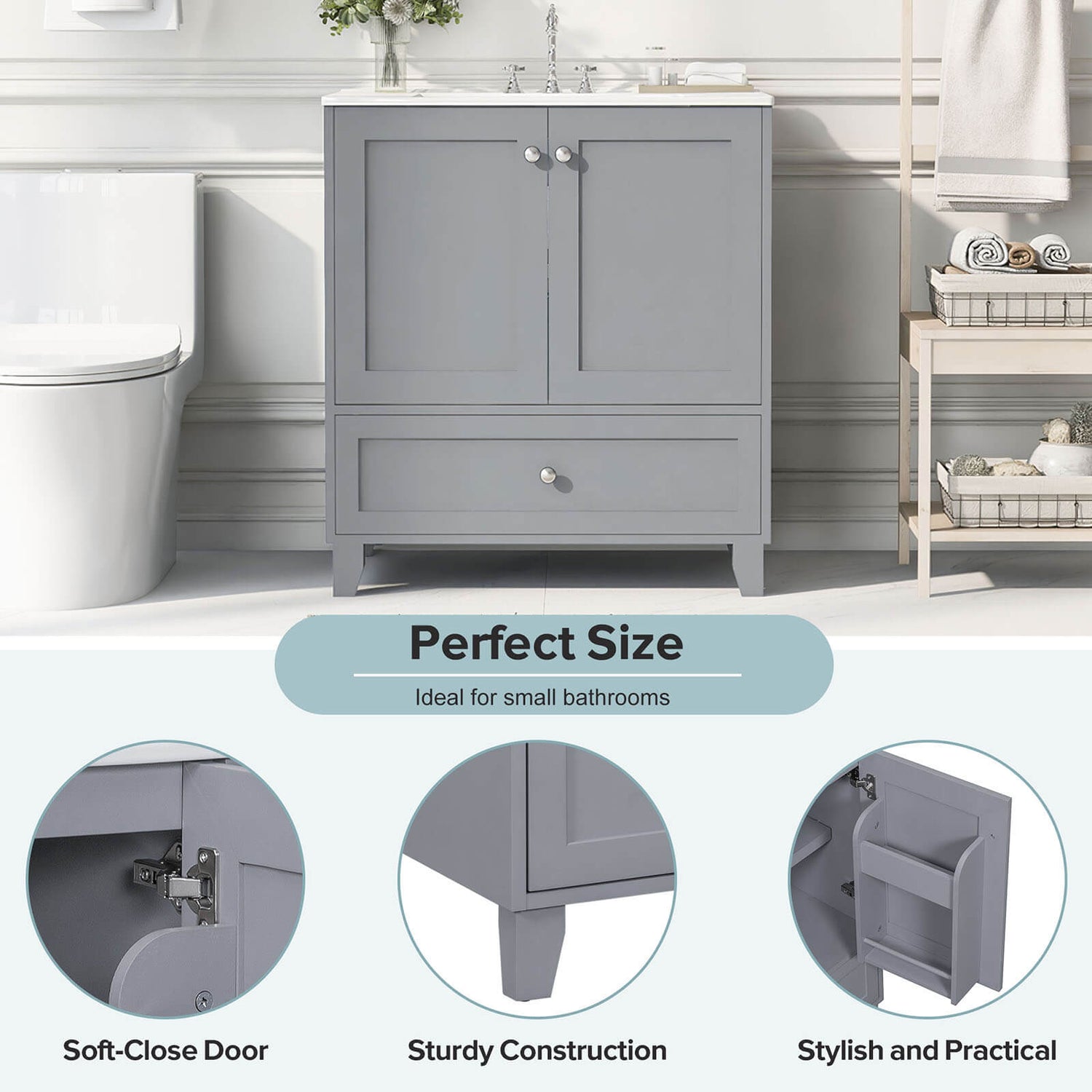 Details-of-the-30-inch-Compact-Traditional-Grey-Bathroom-Vanity