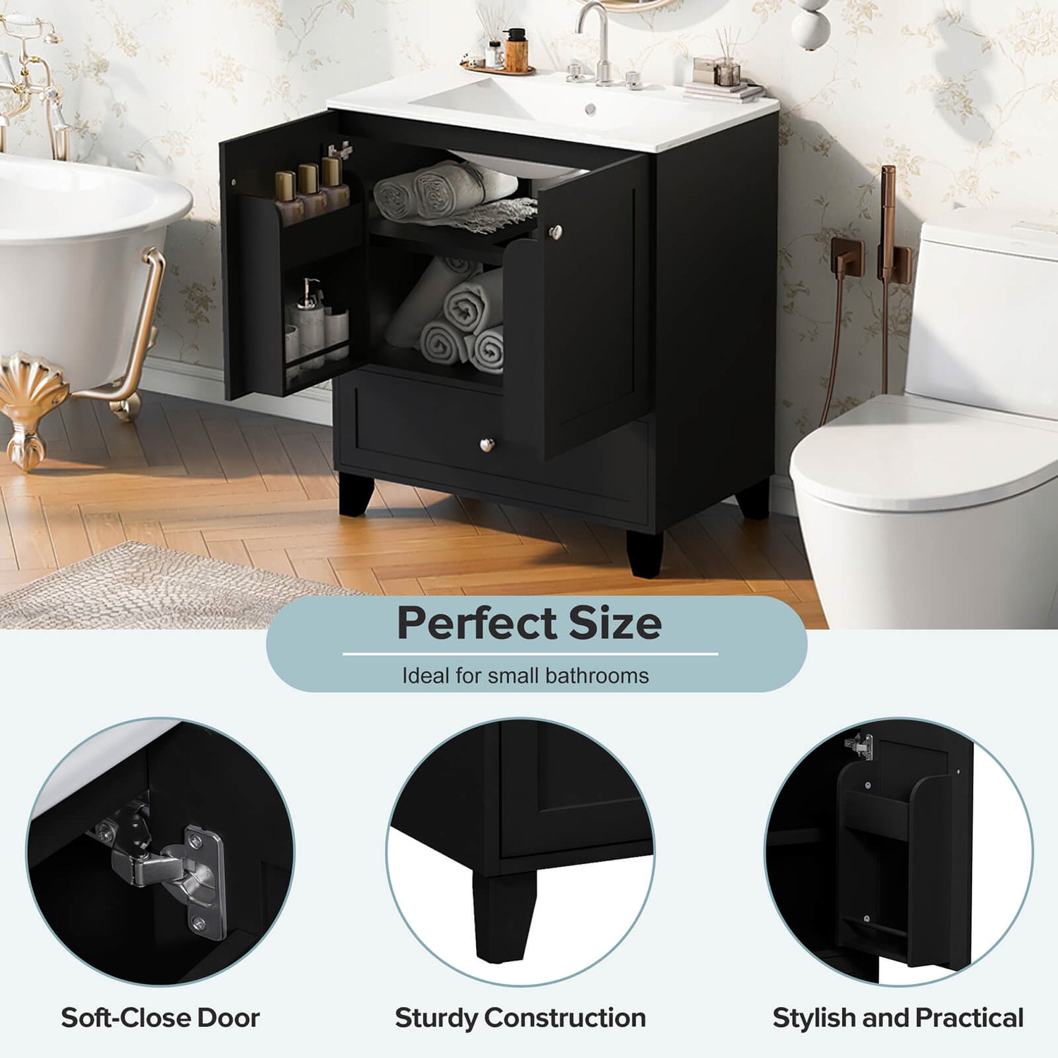 Details-of-various-parts-of-the-30-inch-compact-modern-black-bathroom-vanity