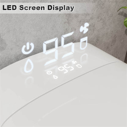 G3 510W LED control panel description for smart toilet with automatic seat heating