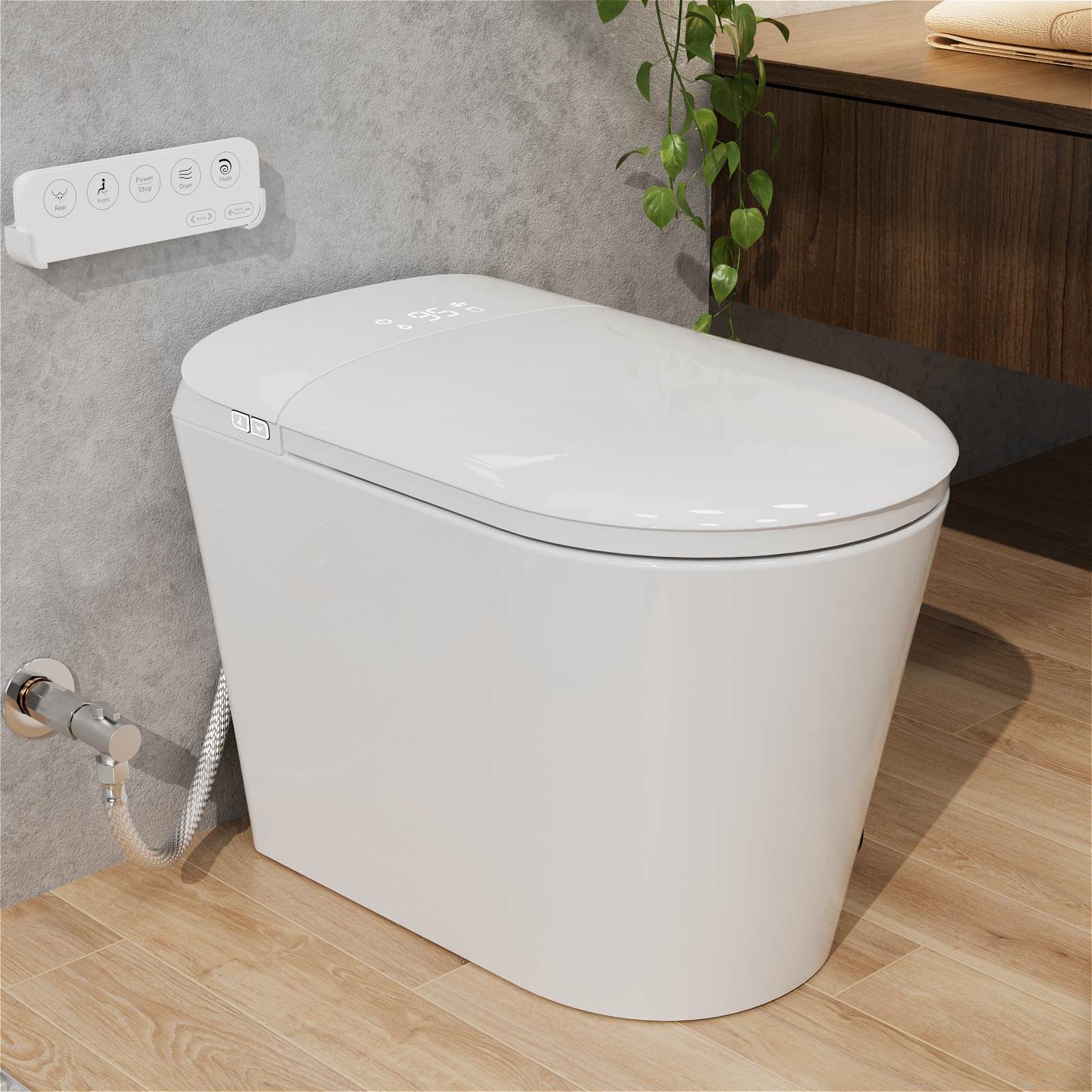 G3 510W Smart Toilet with Bidet and Heated Seat for Maximum Hygiene