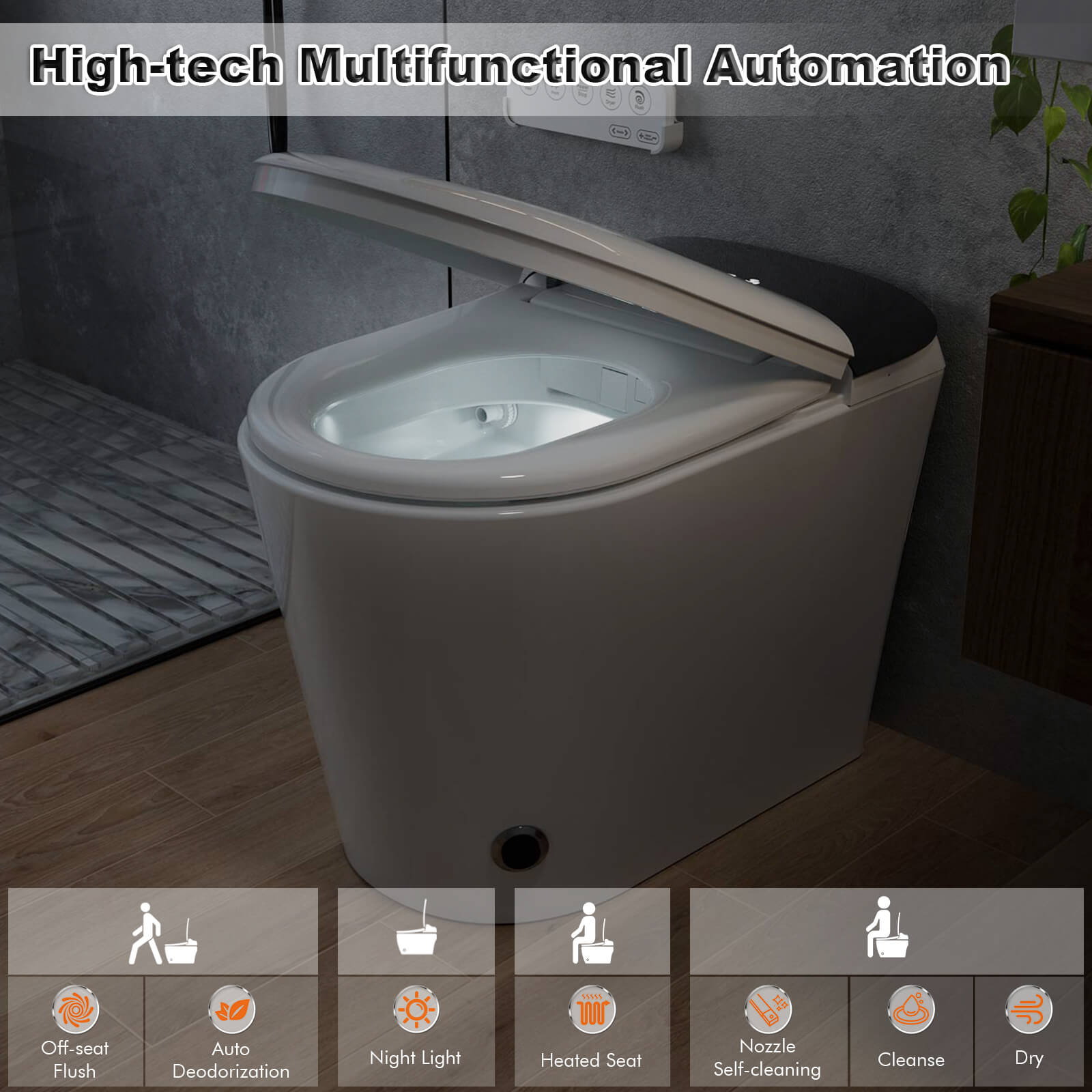 G3 510WB automatic heating smart toilet multi function details