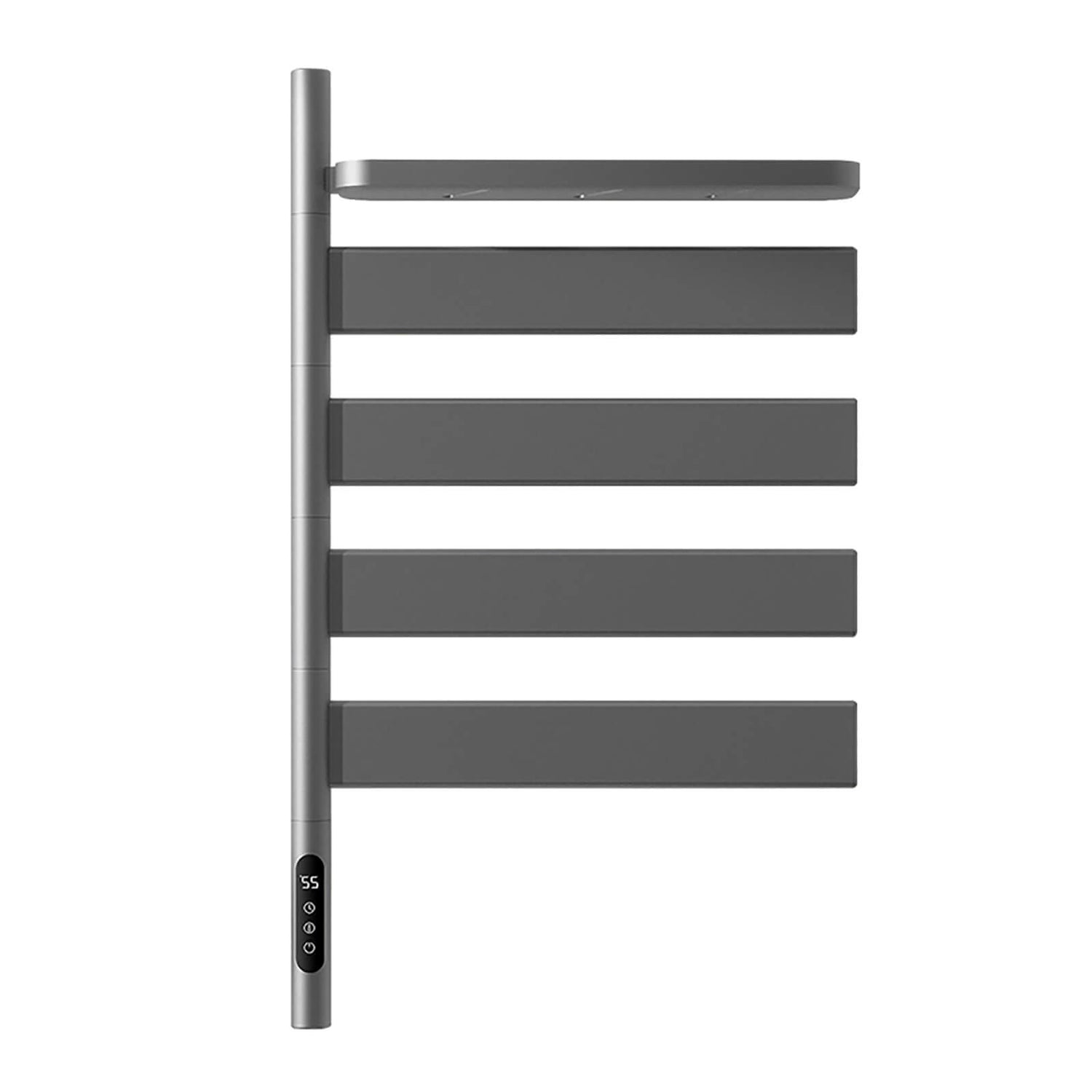 Gray towel warmer easy control heating