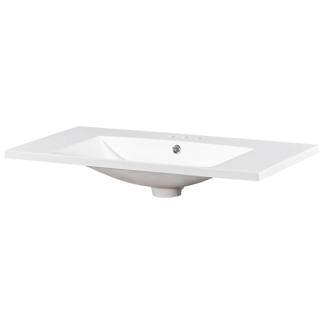 High Quality Resin Bathroom Vanity Top with Seamless Integrated Sink