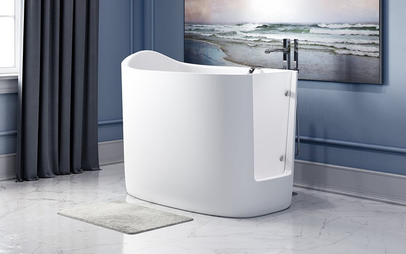 High Quality White Walk-In Soaking Tub