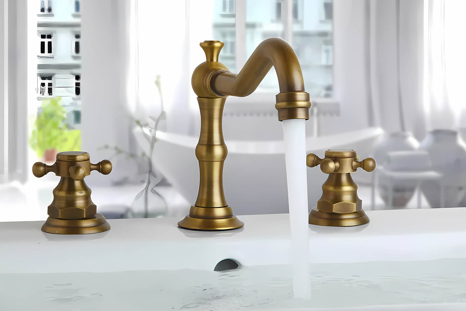 High quality brass bathroom bathtub faucet