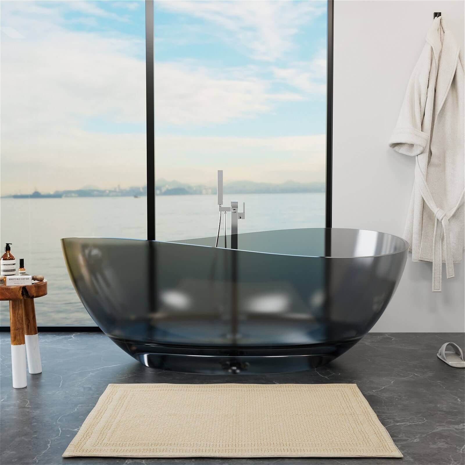 Luxury_63-inch_Resin_Bathtub