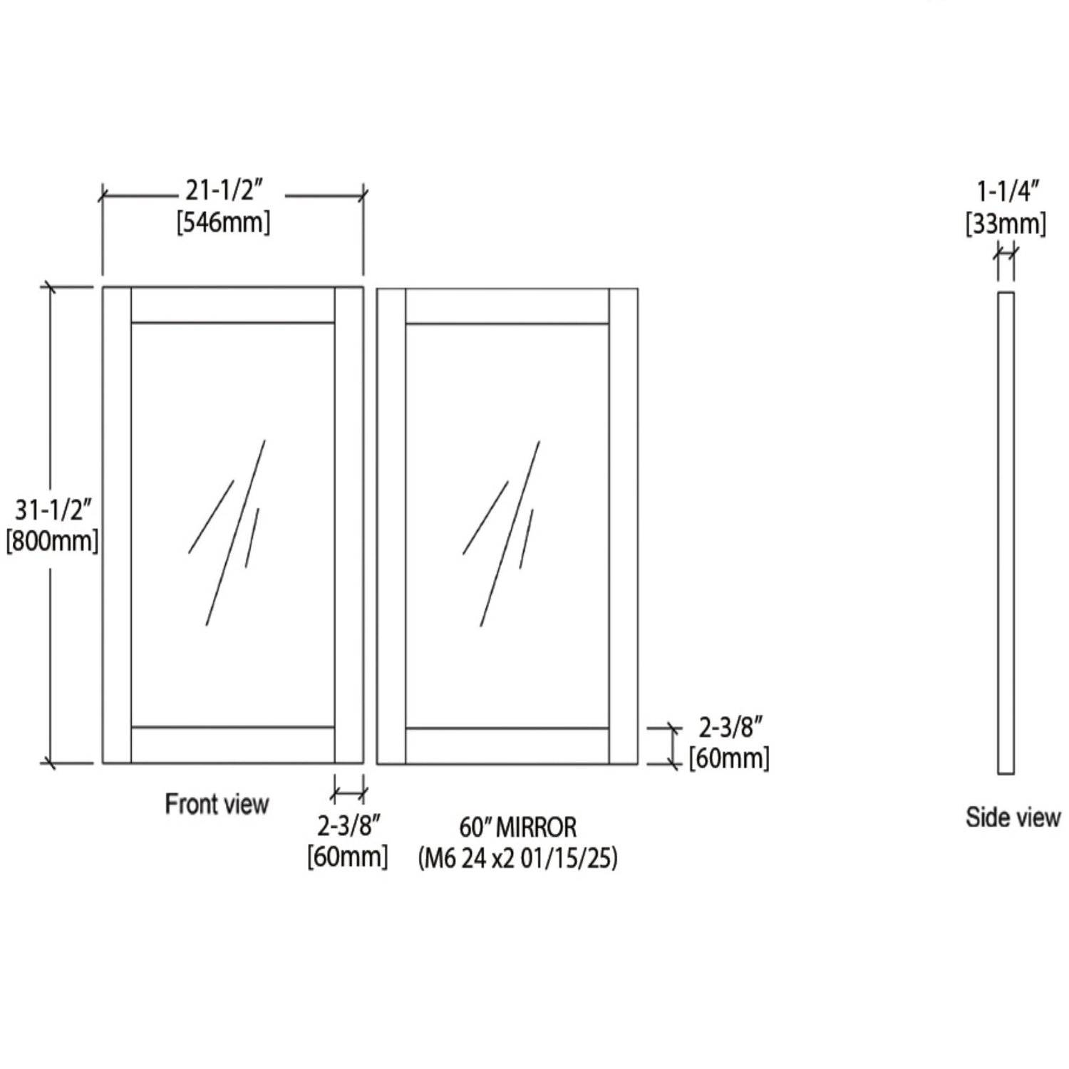 Mirror Size