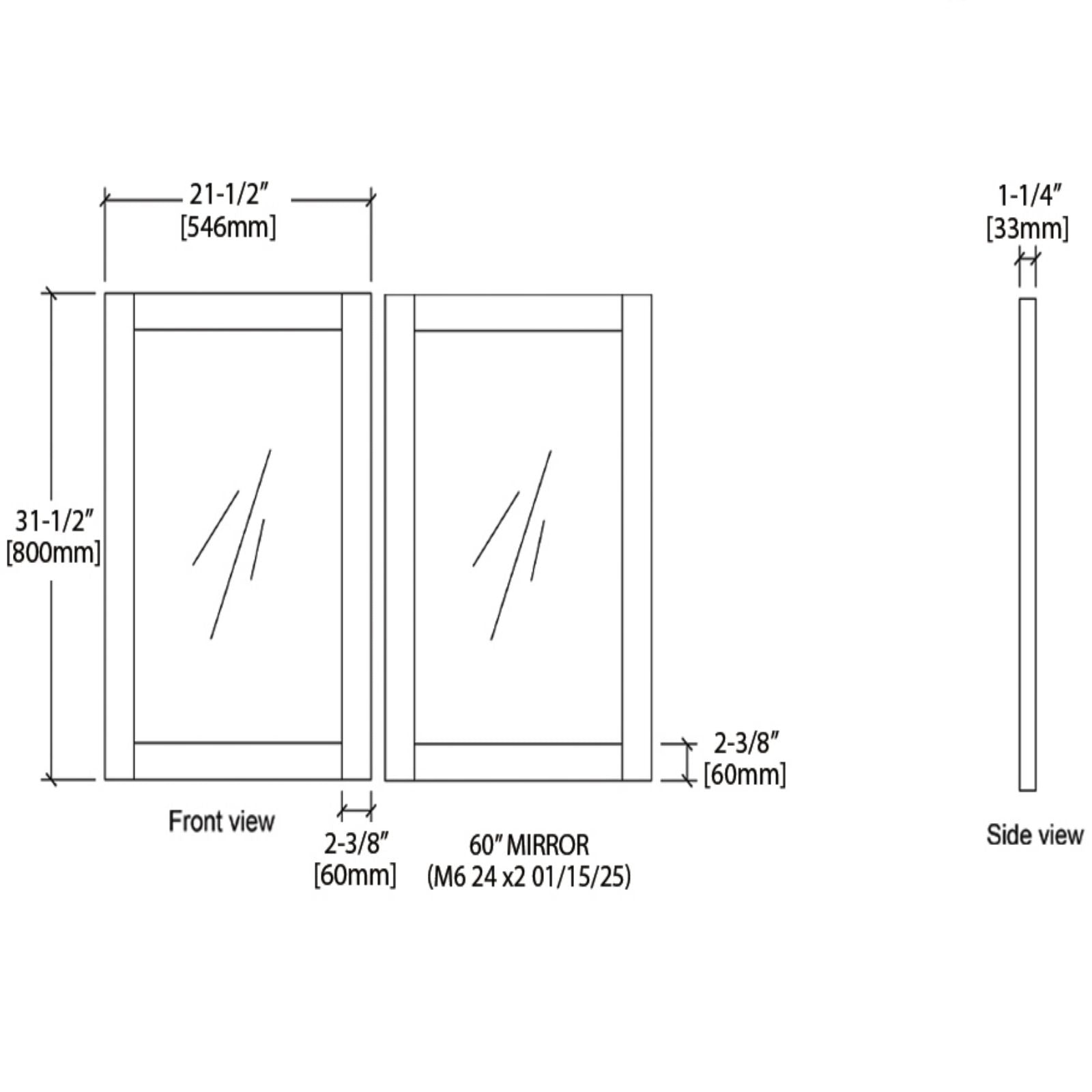 Mirror Size