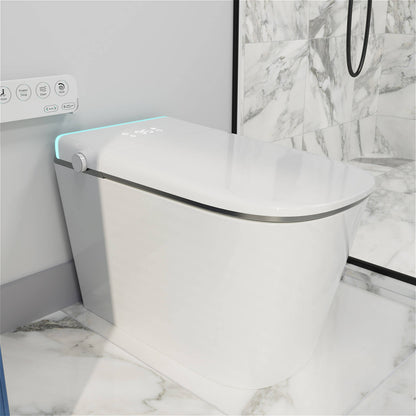 Modern Silent Flushing Smart Bidet Toilet with Built