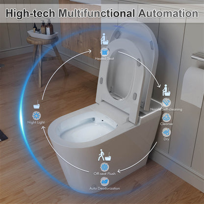 Modern Smart Bidet Toilet with Night Light