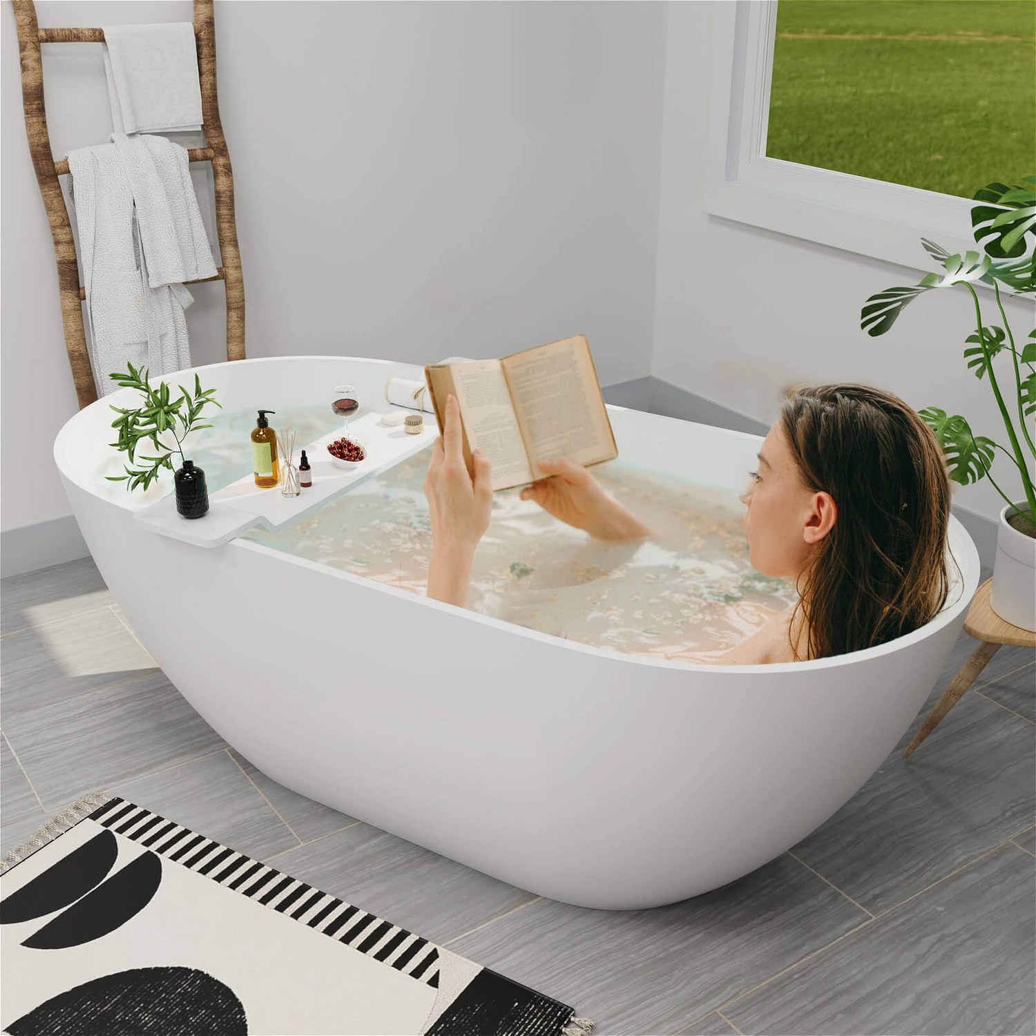 Modern bathtub for home use