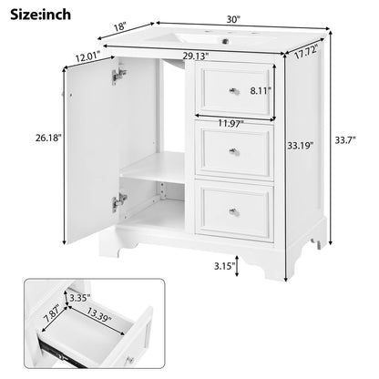 Overall-Dimensions-Specifications-for-a-30-Inch-Floor-Standing-Single-Sink-Bathroom-Vanity