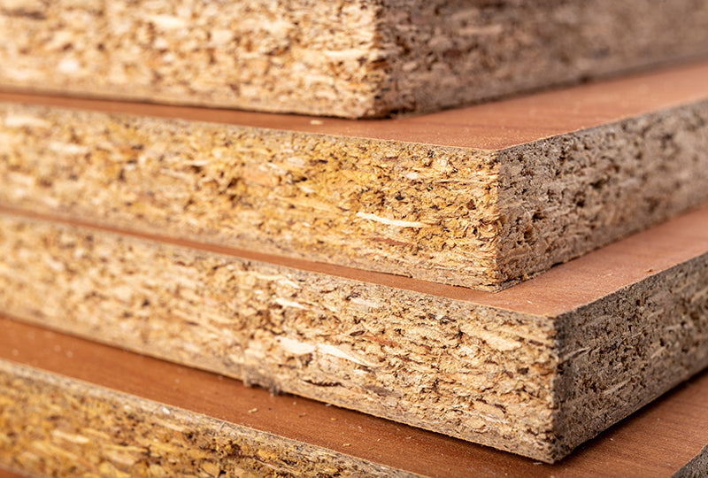 Schematic diagram of Laminated Strand Lumber