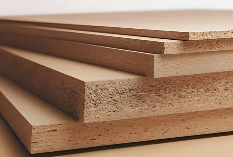 Schematic diagram of Medium-Density Fiberboard