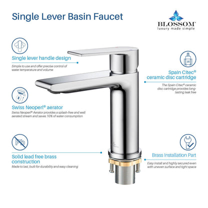 Single Lever Basin Faucet Chrome