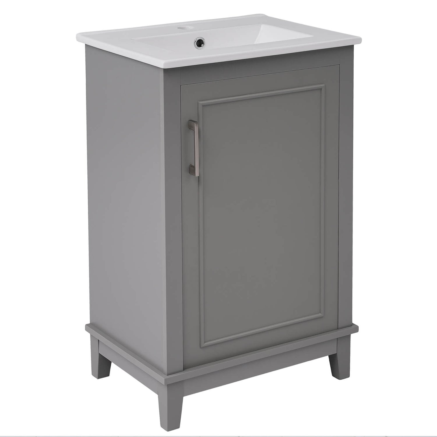 Space-efficient 20-inch vanity for small bathrooms