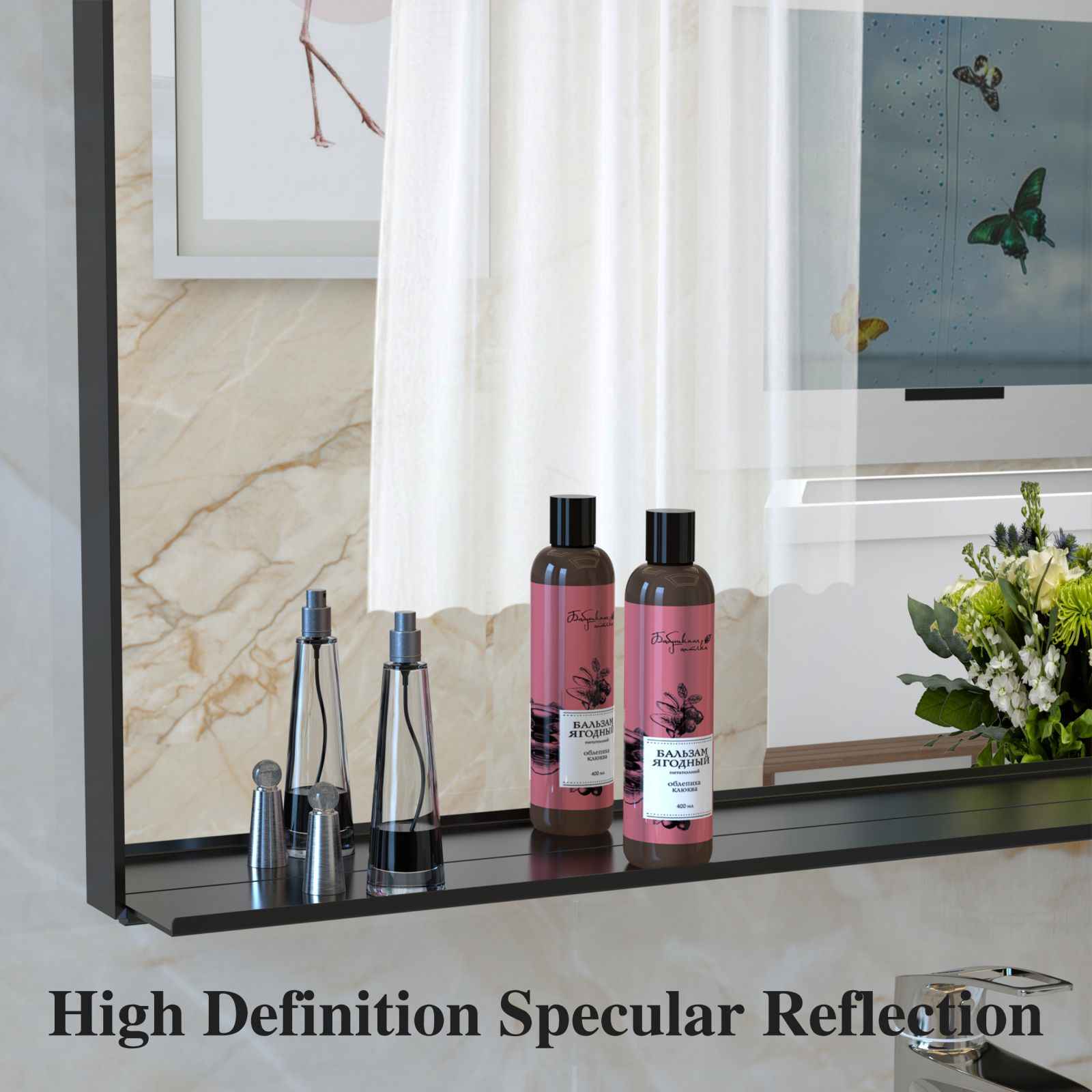 Specular Reflection Black Frame