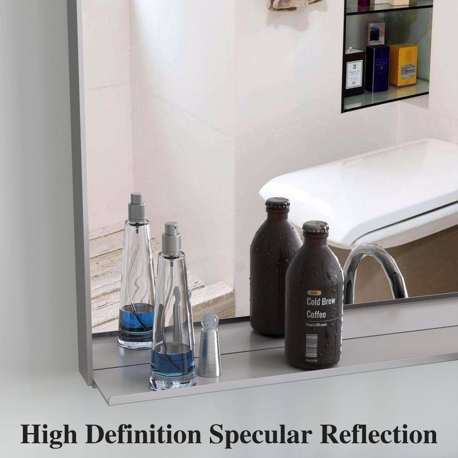 Specular Reflection Silver Frame