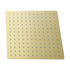 Square Gold Rainfall Shower Head_12"