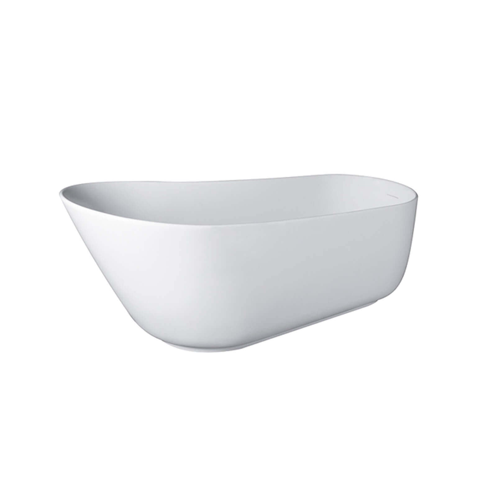 Top of the line 67 inch matte white slipper Stand Alone bathtub