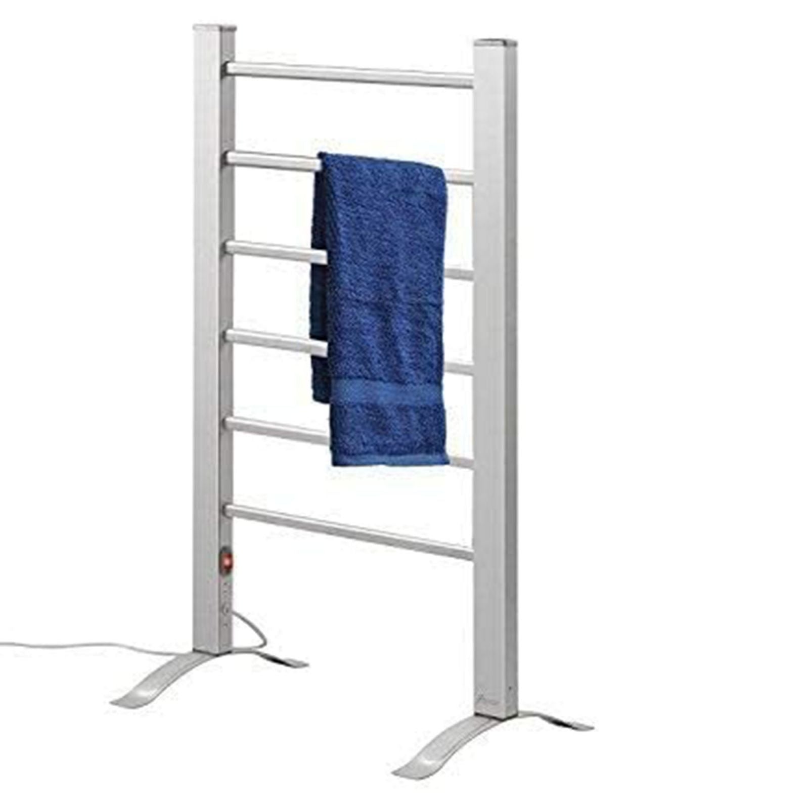 Towel Warmer 6 Stainless Steel Bars Premium Electric Heated Towel Rack