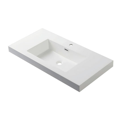 White Acrylic Sink