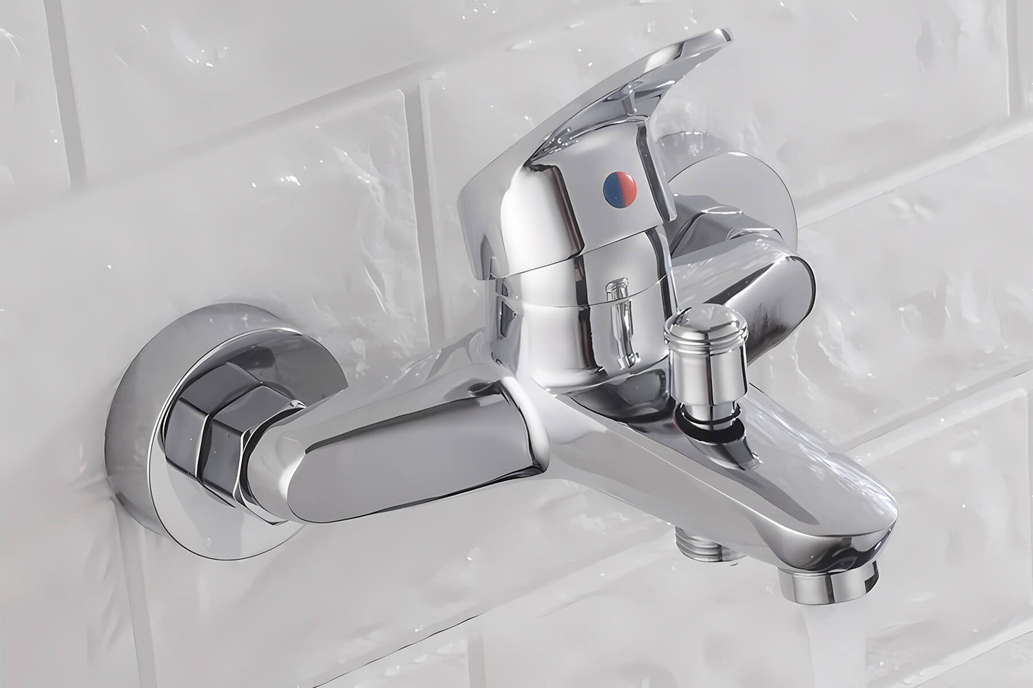 Zinc alloy single handle bathtub faucet