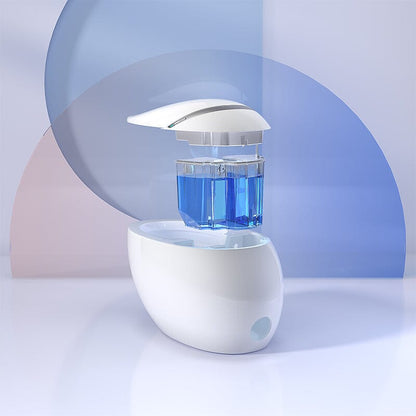 Modern Egg-Shaped Floor Mounted Smart Toilet with Built-in Water Tank